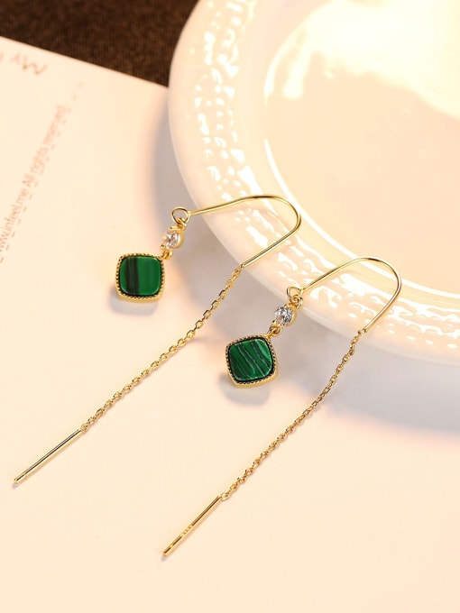 Sterling Silver Turquoise Threader Earrings