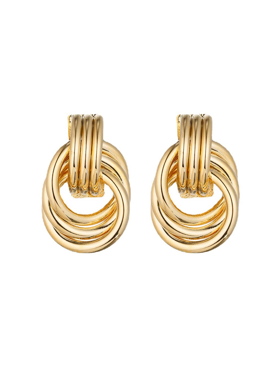 Triple Hoop In Hoop Earrings