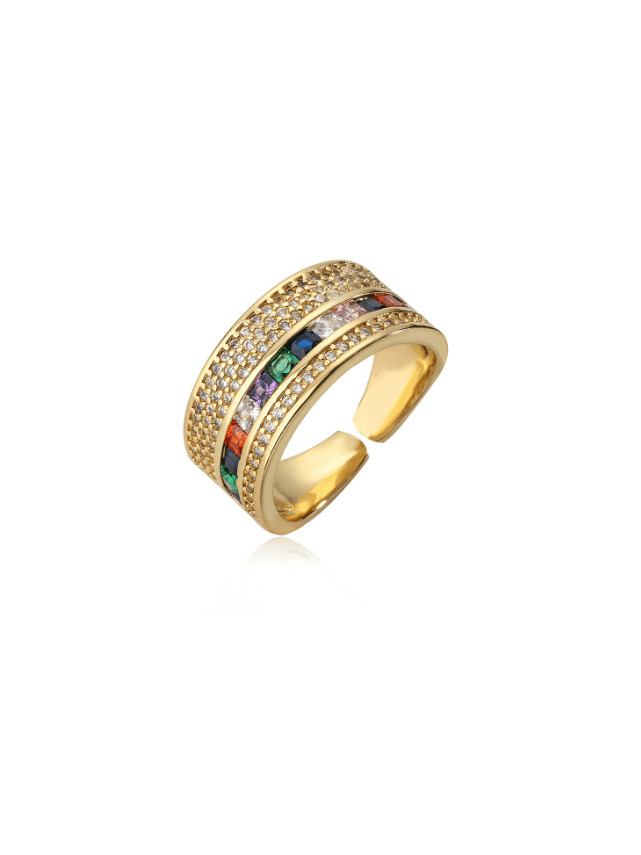Motley Coloured Band Ring
