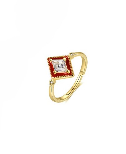 Solitaire Cubic Zirconia Silver Ring