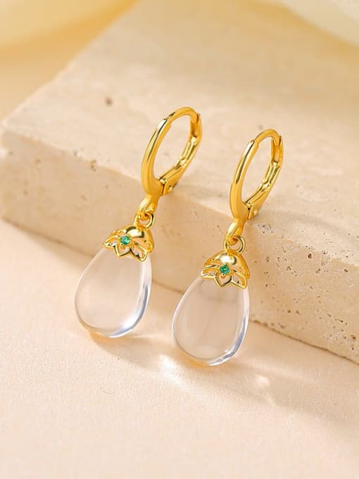 Crystal Water Drop Earrings