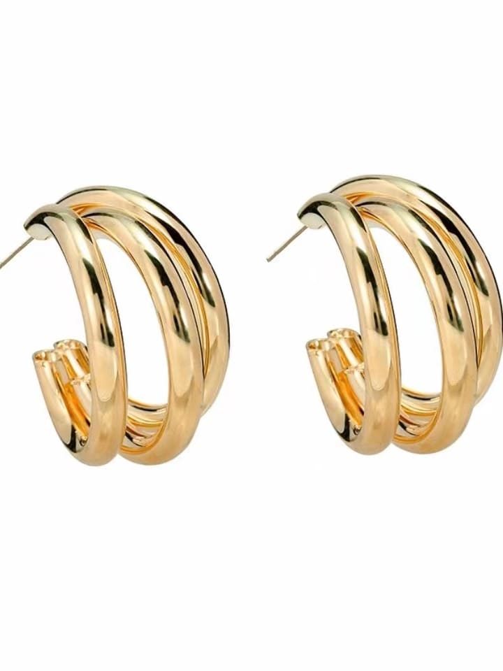 Golden Flow Hoops