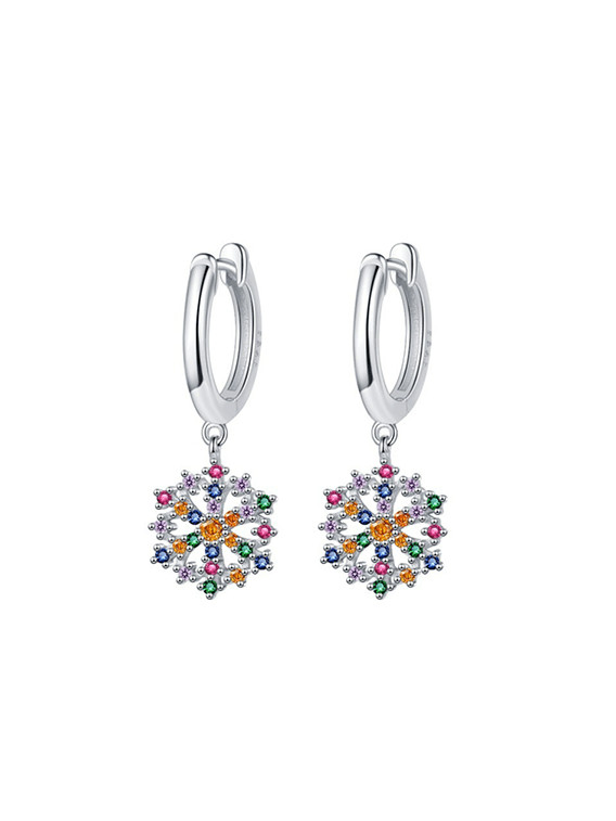 Aurora Silver Bloom Earrings