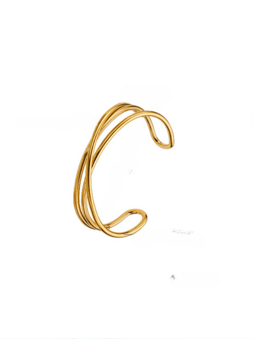 Aurum Cross Cuff Bangle