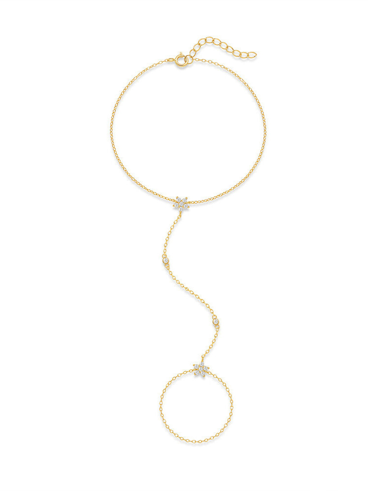Celene Gold Constellation Ring Bracelet