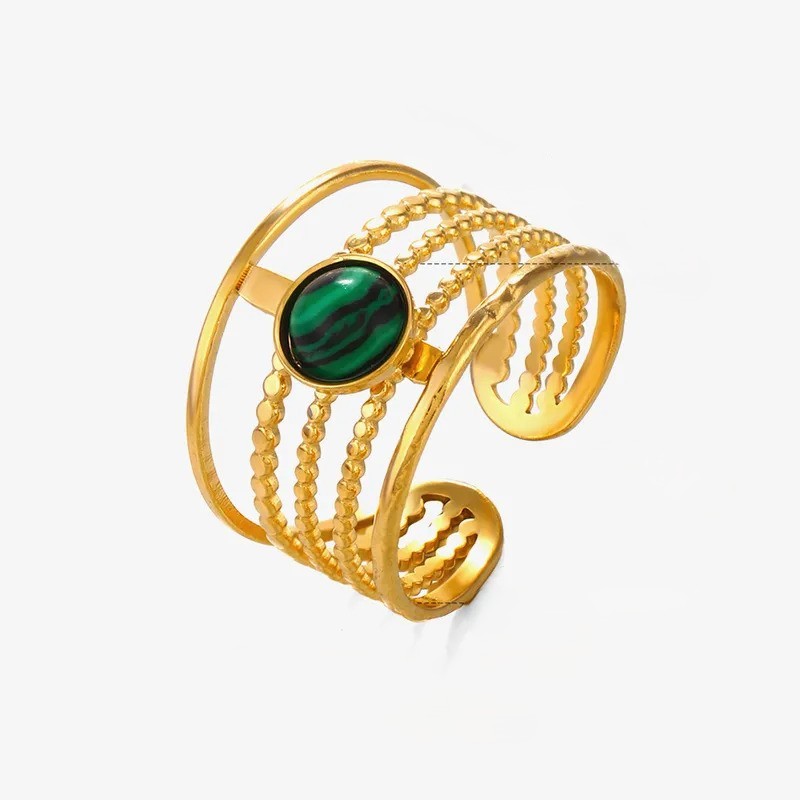 Malachite Couture Ring