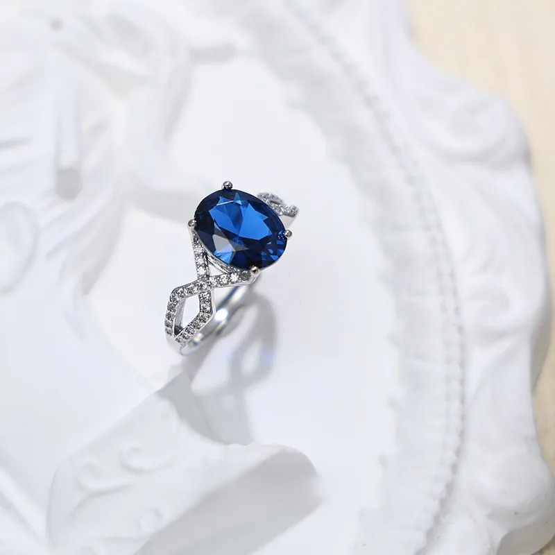 Sapphire Elegance Vintage Ring