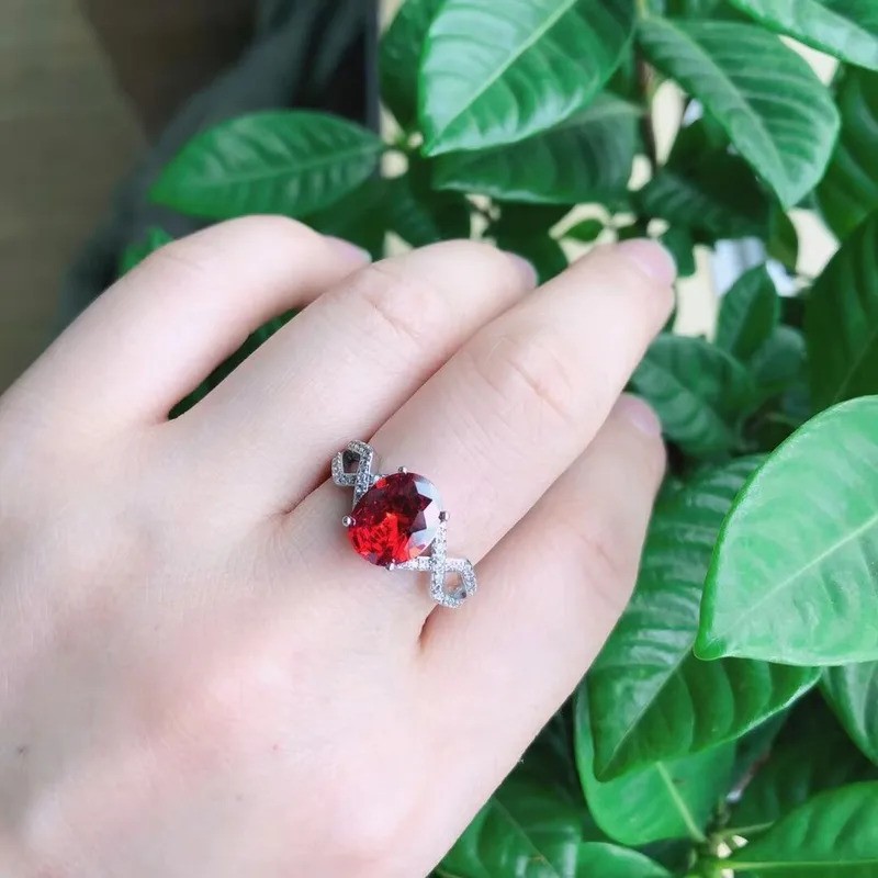 Crimson Statement Ring